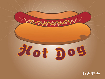 Hot Dog Teste Logo graphic design