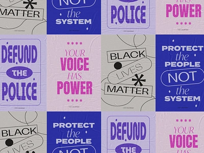 BLM Posters art black lives matter branding design fonts graphic graphic design illustration layout poster poster design typography