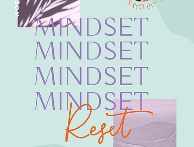 Mindset Reset Workshop branding design flyer graphic graphic design illustration typography