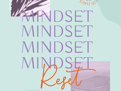 Mindset Reset Workshop branding design flyer graphic graphic design illustration typography