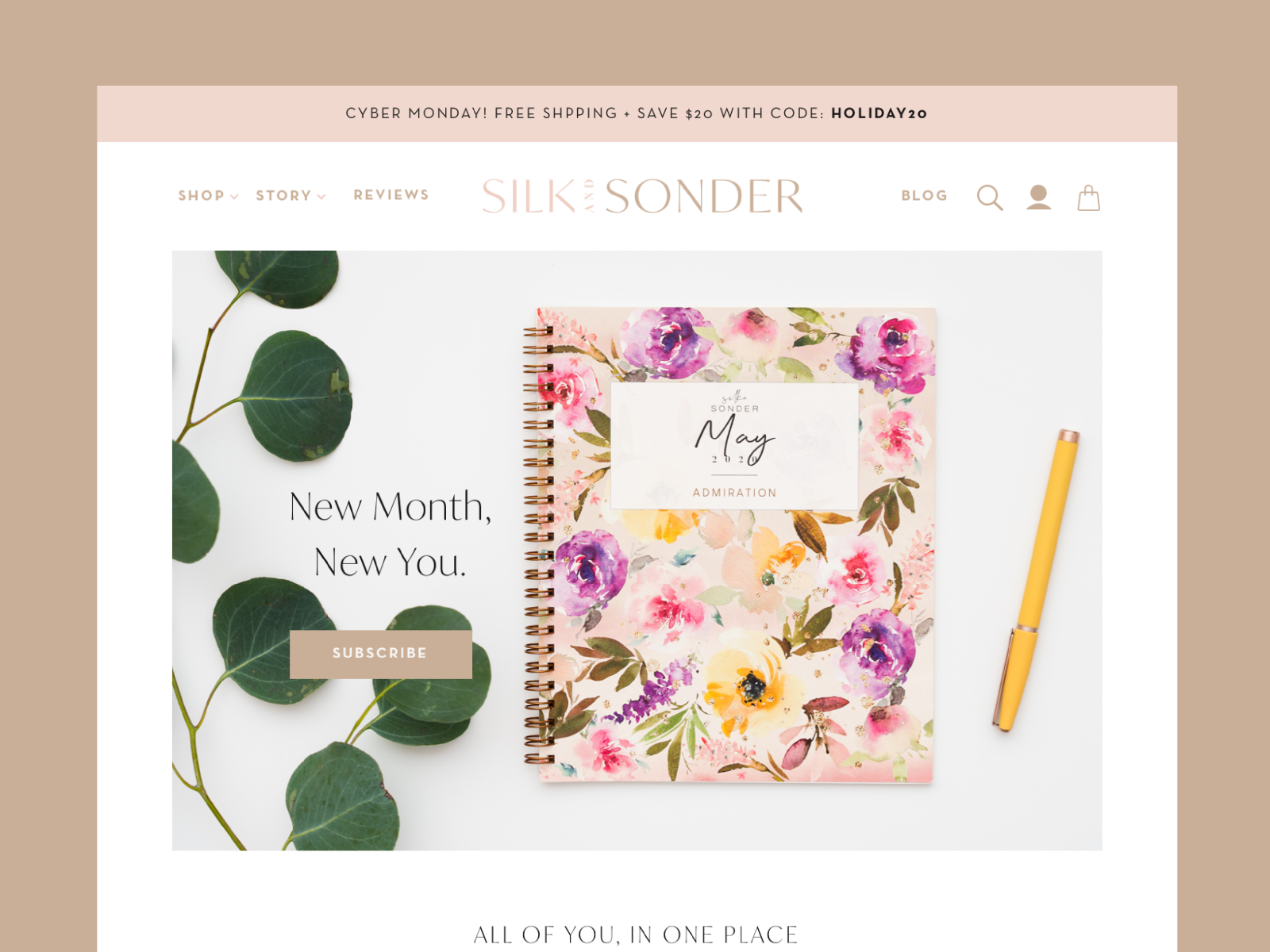 Silk+Sonder site 2021 by Diane Lindquist on Dribbble