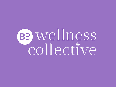 BB Wellness Collective Logo branding design graphic graphic design identity logo typography wellness