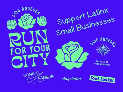 Run For Your City art art direction artist branding design graphic graphic design illustration latina latinx latinx heritage month product design shirt t shirt vector