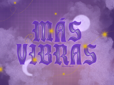 Más Vibras design dribbbleweeklywarmup graphic graphic design halloween illustration instagram latinx social social media spooky type typography vector