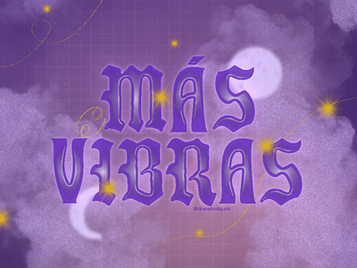 Más Vibras design dribbbleweeklywarmup graphic graphic design halloween illustration instagram latinx social social media spooky type typography vector