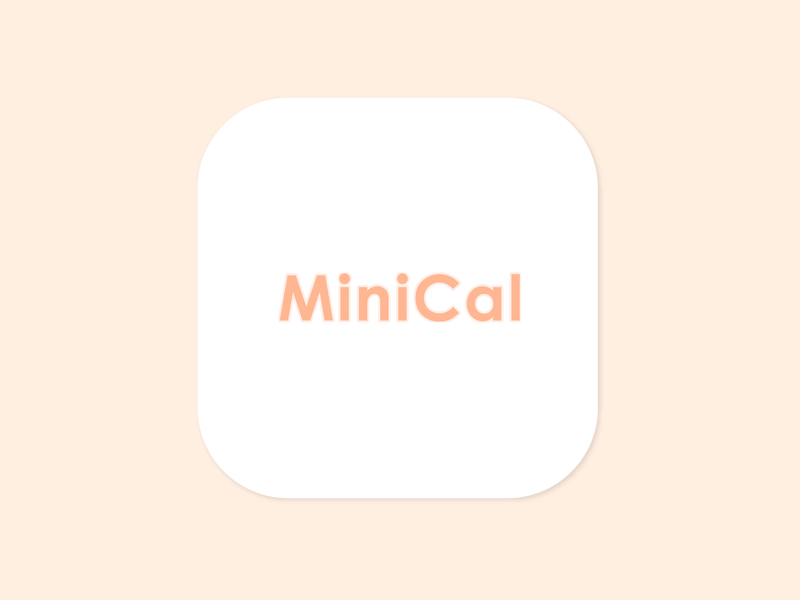 Daily UI #005 App Icon app app icon calculator dailyui design flat icon minical minimal mobile app