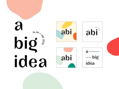 A Big Idea Logo Alternatives branding design graphic graphic design icon identity logo los angeles typography website