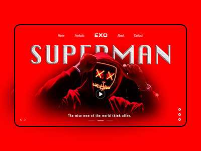 Superman_web design