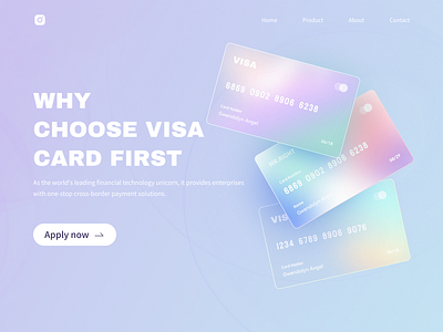 Web banner design_VISA CARD