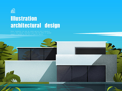 Architectural design branding design flat icon illustration logo ui web