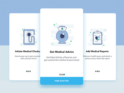 Online Doctor Icons blue camera checkup cross doctor heart hospital icon icon design icon set iconography icons illustration ipad medical medicine report webcam