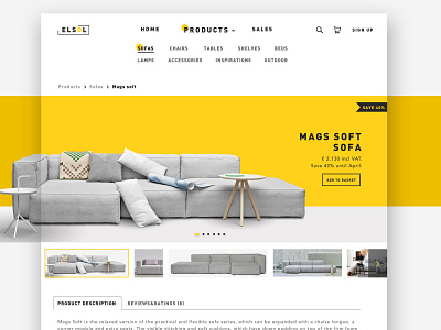Daily Ui - e-commerce branding dailui daily challange design ecommerce furniture logo online shop sketch typography ui uipractice ux vector web yellow