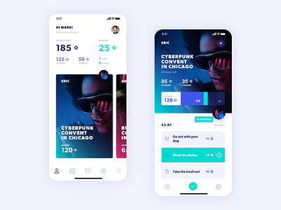 Fameily app design mobile ui ux