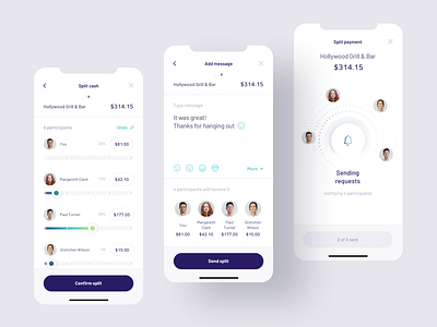 Payment Splitting App By Luke Bronisz For Netguru On Dribbble