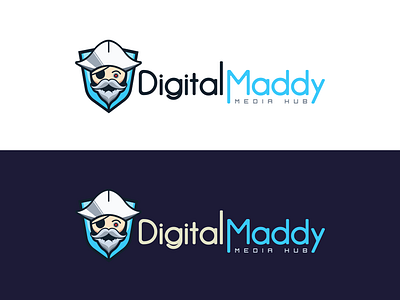 Logo Design - Digital Maddy art branding charcater company design digital digital 2d hub icon illustration logo maddy media vector web