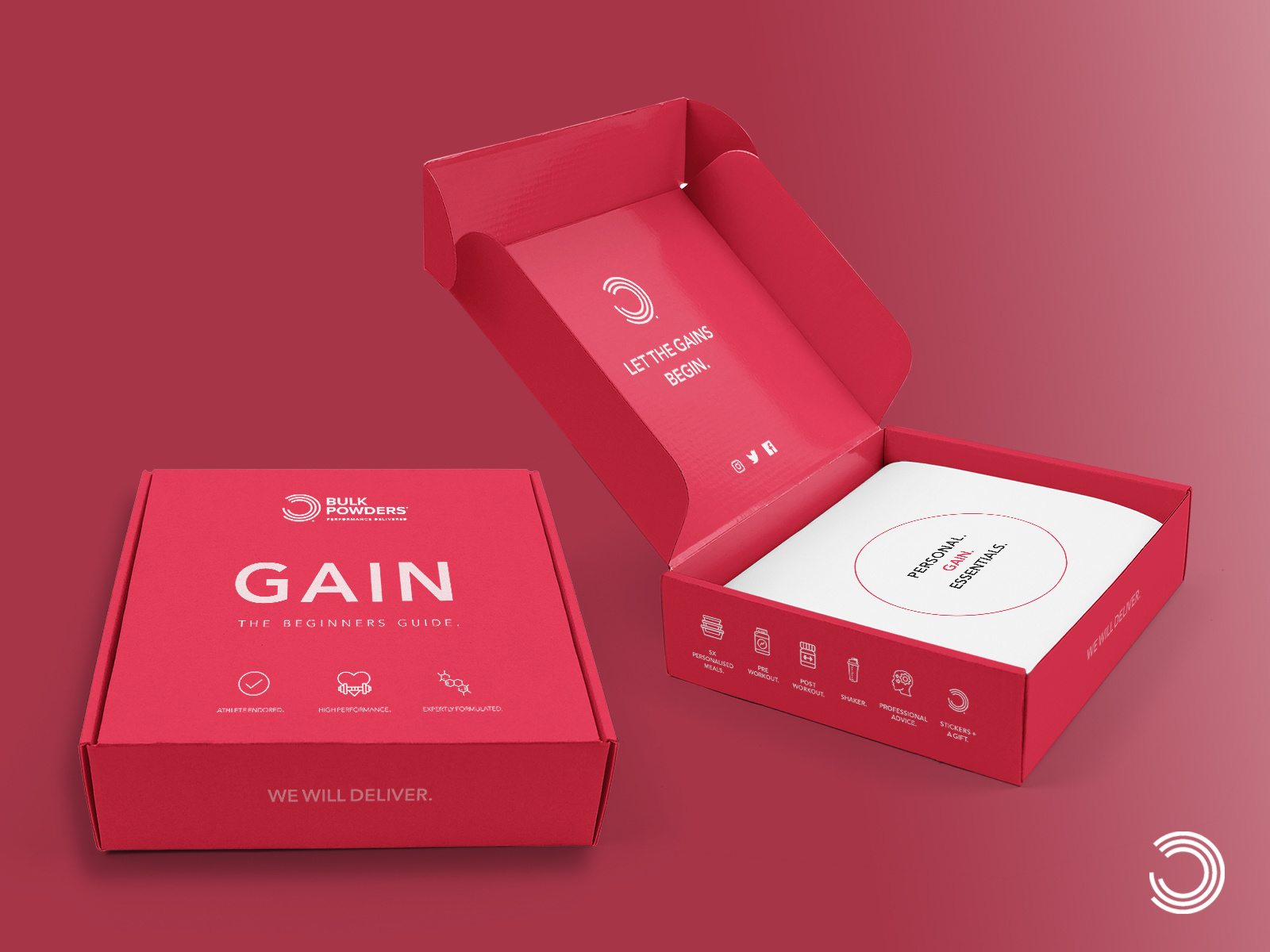 Bulk Powder Box Design. by Luke Garrett on Dribbble