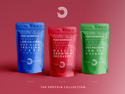 Bulk Powder Protein Packaging. branding bulk powders design diet food gym packaging protein typography