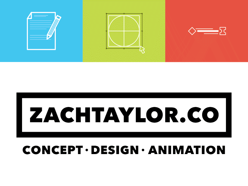 ZachTaylor.co animation concept design motion taylor website zach