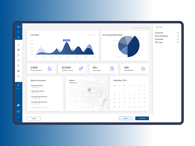 analytics dashboard app logistics tms ui ux web web design