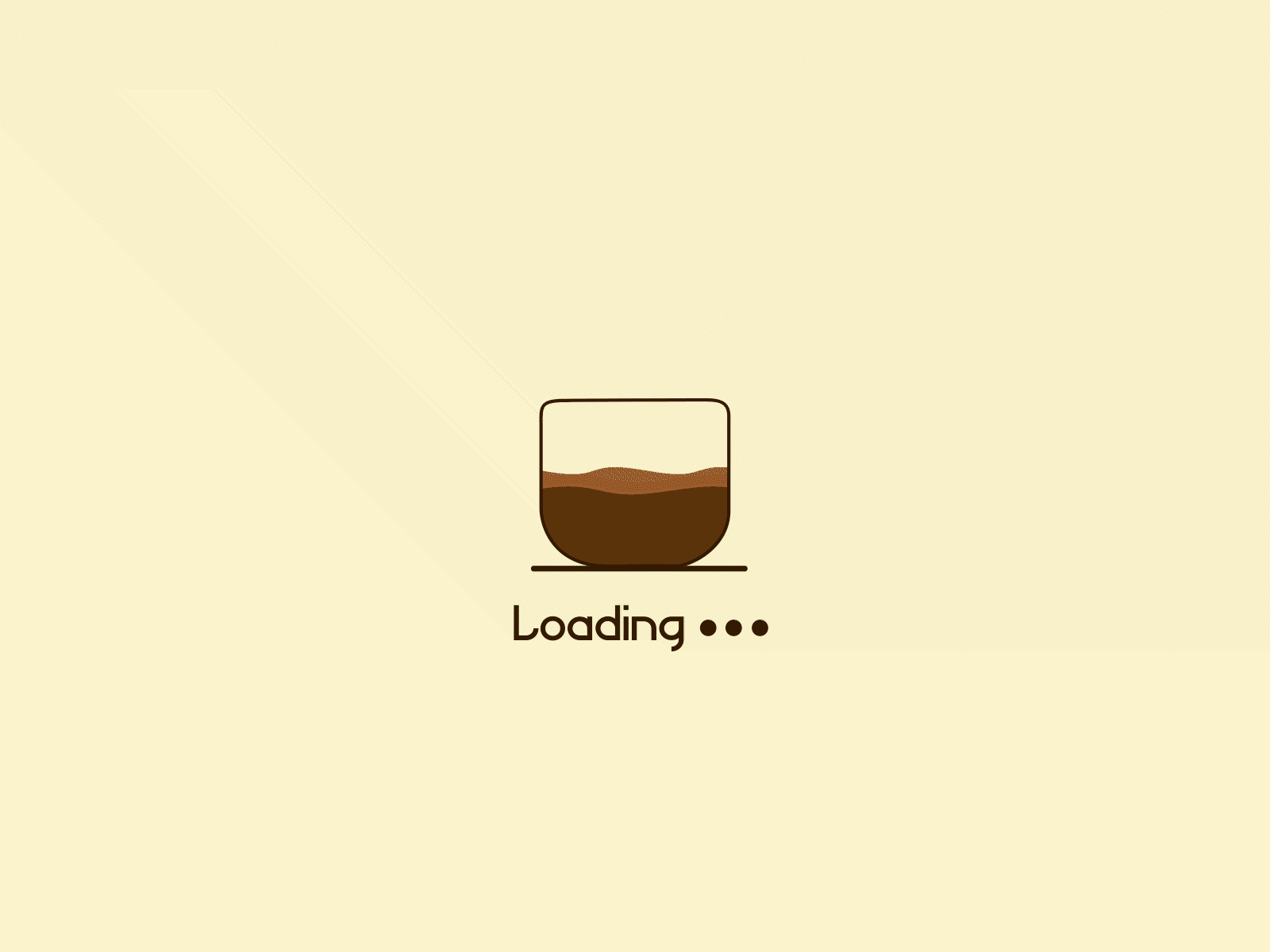 coffee cup gif 2d 2d animation abstract design aftereffects animated gif coffee flat gif illustration loop ui