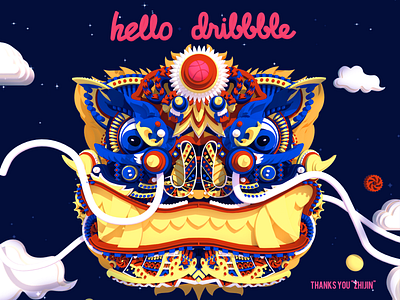 Hello Dribbble, I'm Finn! In China 3d art design illustration