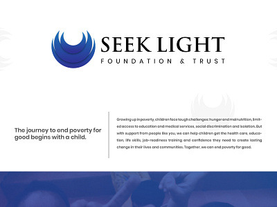 Seek Light Education and Charity For Kids charity design logo logo design logodesign