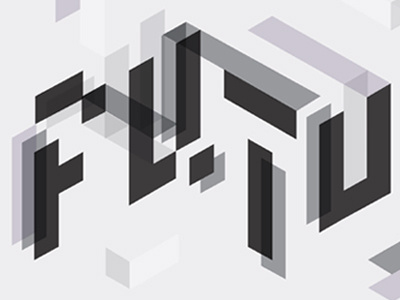 The Future 3d typography