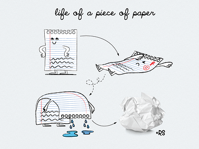 Life of a piece of paper