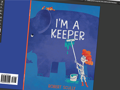 Sneak Peak - I'M A KEEPER art cat character design childrensbook kidlitart picture books zoo