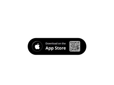 App Store download button with QR code app store button button design ios qrcode