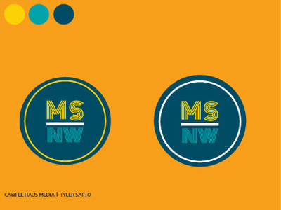 MSNW Early Concept Design branding design flat icon identity illustration logo minimal typography vector website