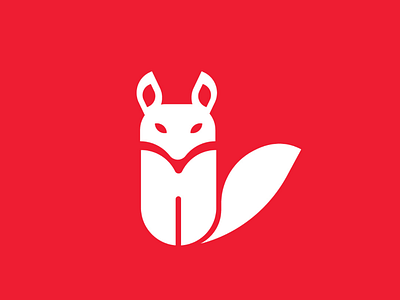 Fox Icon flat vector fox minimal