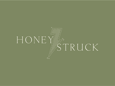 Logo / Honeystruck branding design icon illustration illustrator lettering logo typography vector