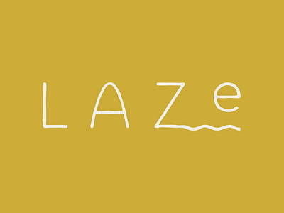 Logo / Laze Collection branding design icon illustrator lettering logo typography vector