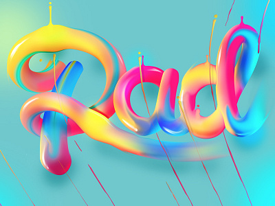 RAD graphicdesign lettering letters typography