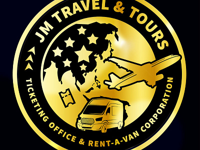 Logo Design - JM Travel & Tours branding design graphic design graphicdesign illustration logo product vector