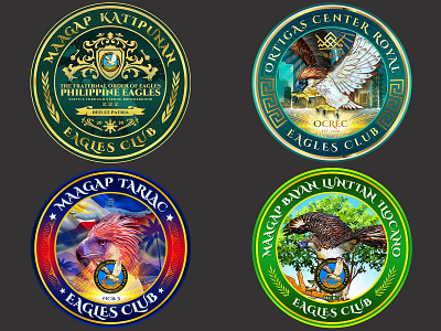 Maagap Club Logos agila branding design graphic design graphicdesign illustration logo philippine eagles tfoe tfoe pe tfoepe vector