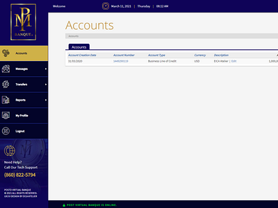 POSTD Virtual bank Inside UX UI design