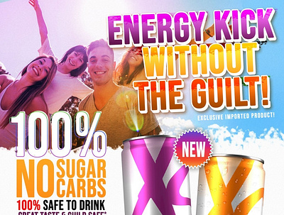 XS Energy Drink Ad advertising design graphic design graphicdesign