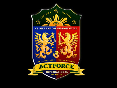 ACTFORCE CCWI Logo app branding cc design graphic design graphicdesign icon illustration logo organization print service vector
