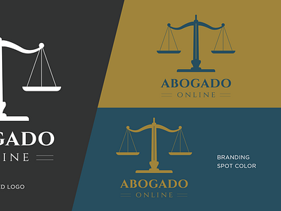 Abogado Online Logo Design branding design illustration logo type typography vector