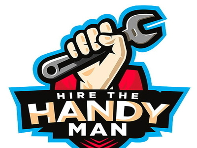 Hire The Handy Man branding design graphic design graphicdesign illustration logo product typography vector