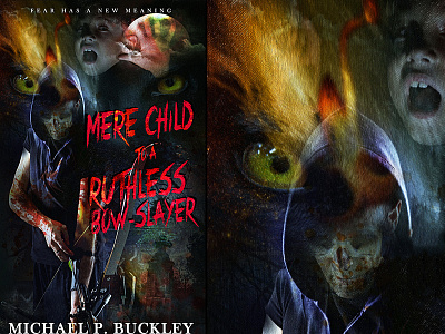 Mere Child to a Ruthless Bow-Slayer Book Cover book book cover bookcover cover art design graphic design illustration novel vector