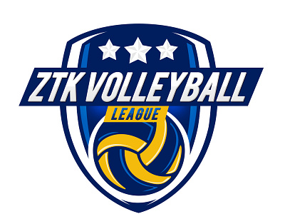 ZTK Volleyball League design graphic design graphicdesign illustration logo vector