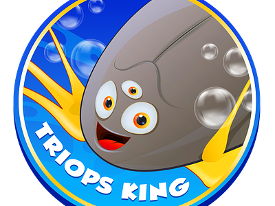 Triops King Logo Re-Design branding design graphic design graphicdesign illustration logo print vector