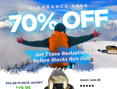 SkyParka email design email graphic design