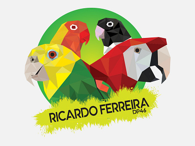 Ricardo Ferreira Logotype animation app blue branding character clean design icon icons identity illustration illustrator ios lettering minimal mobile type typography vector website