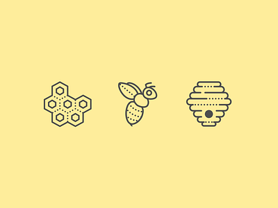 Dotty Dots: Insects animals bee design dot dots graphic design honey icon icons icons8 illustration illustrator insects outline stroke ui