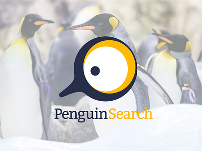 PenguinSearch branding design logo penguin