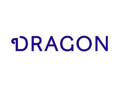 DRAGON design dragon logo typography